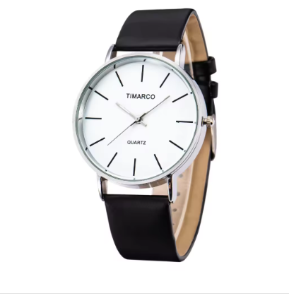 Luxurious Quartz Watch With Oversized Stainless Case