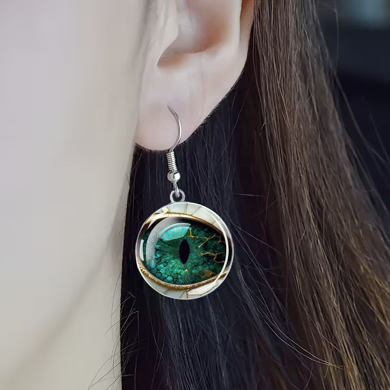 Kolczyki Emerald Enigma Gaze Drop