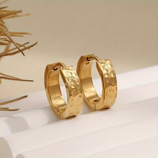 Timeless Relief Elegance Hoop Earrings