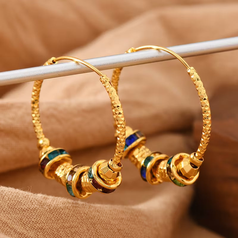 Arabian Jhumka Sparkle Earrings