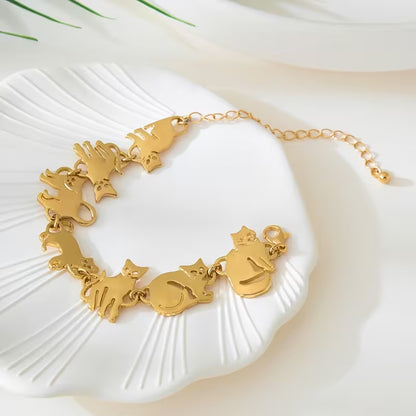 Whimsical Feline Heritage Bracelet