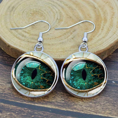 Kolczyki Emerald Enigma Gaze Drop