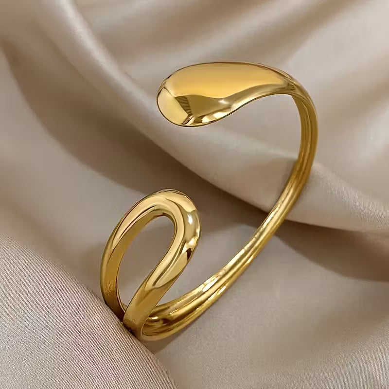 Sculpted Radiance Open Cuff