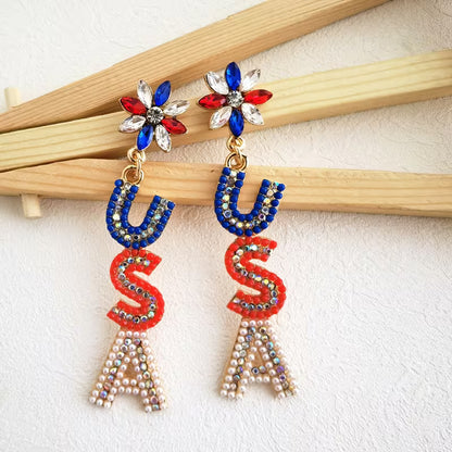 Radiant Heritage Monogram Drop Earrings