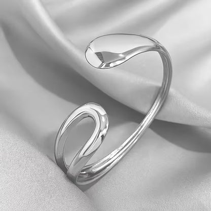 Sculpted Radiance Open Cuff