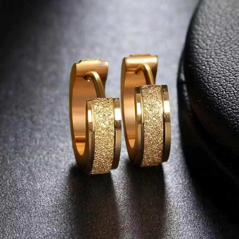 Radiant Velvet Sparkle Hoops
