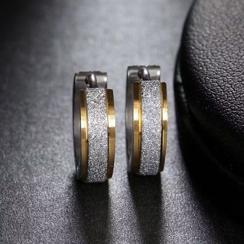 Radiant Velvet Sparkle Hoops