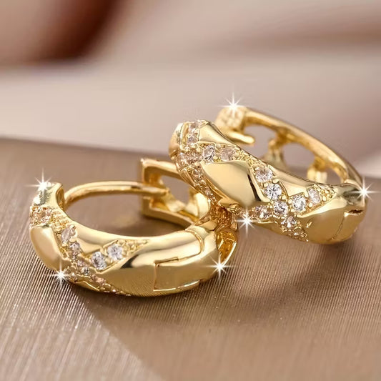 Kolczyki Timeless Radiance Luxe Hoop