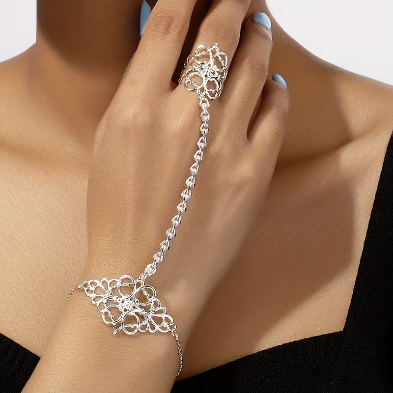 Enchanted Lace Cascade Hand Ornament