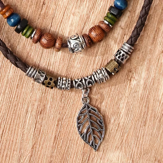 Whispered Woodland Harmony Layered Necklace