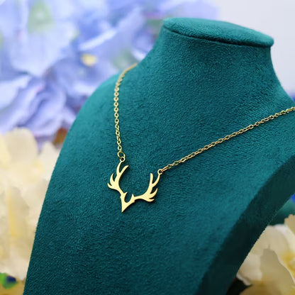 Whispering Forest Antler Grace Necklace