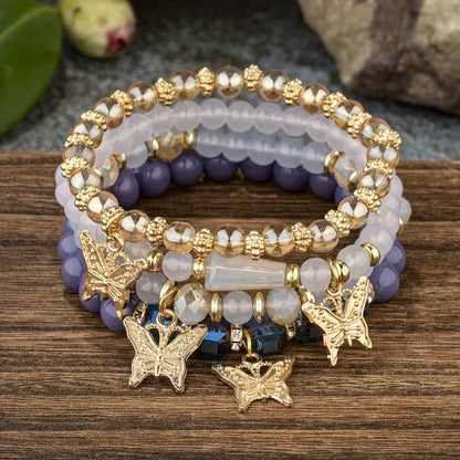 Gilded Butterfly Grace Bracelet Ensemble