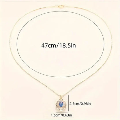 Kavella Noctazure Gold Necklace