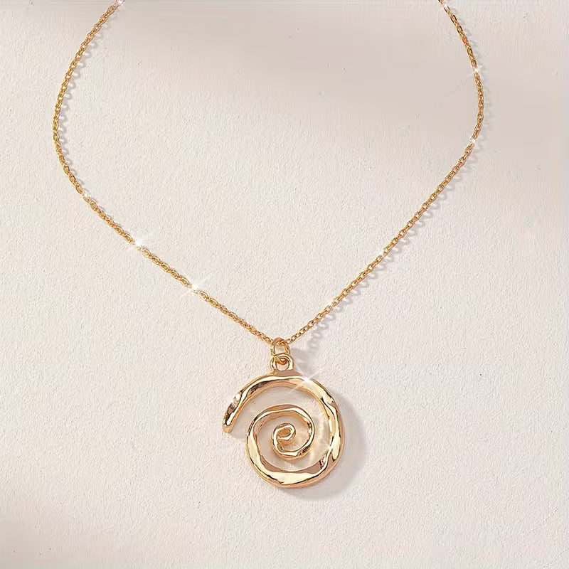 Summer Breeze Spiral Necklace