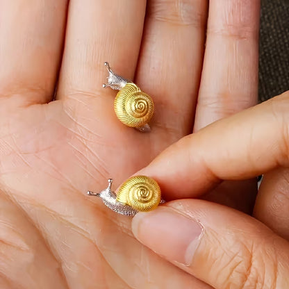 Golden Spiral Grace Earrings