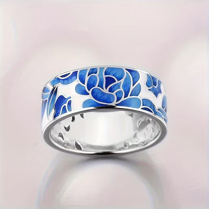 Pierścionek Azure Blossom Heirloom Band