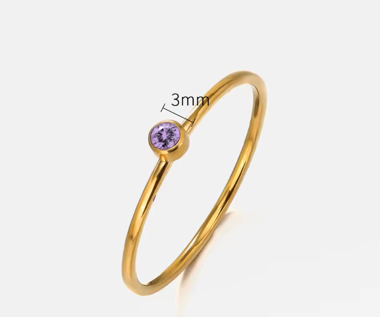 Signature Birthstone Ring