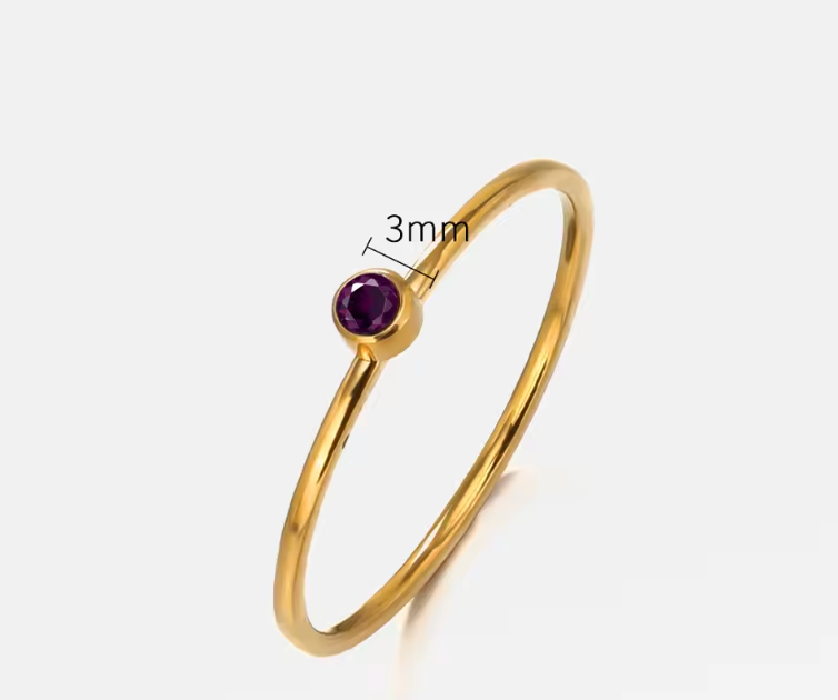 Signature Birthstone Ring