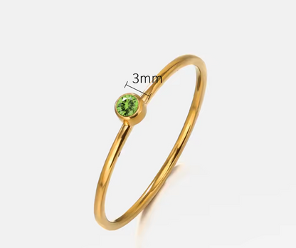 Signature Birthstone Ring