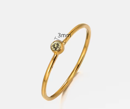 Signature Birthstone Ring