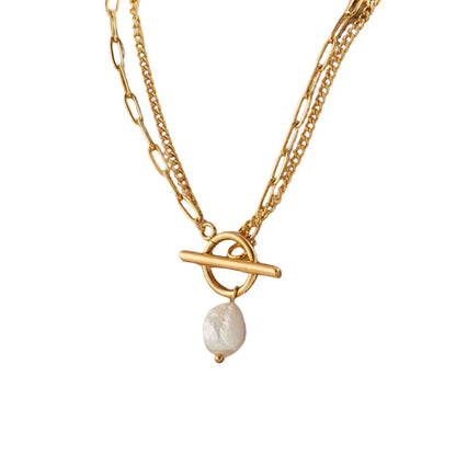 Elise | Pearl Pendant Necklace