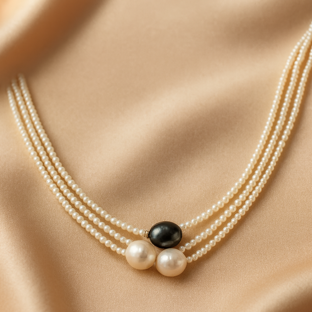 Elegant Natural Pearl Pendant Necklace