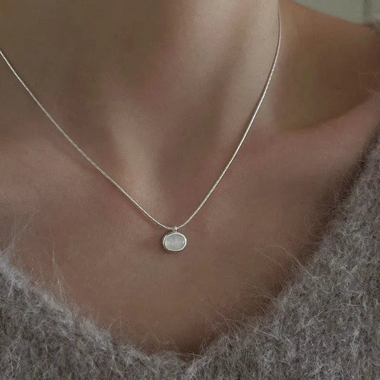 1+1 Offer: Classic solitaire pendant necklace in silver