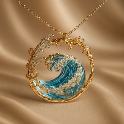 Ocean’s Oath – Minimalistyczny Naszyjnik w Morskim Stylu