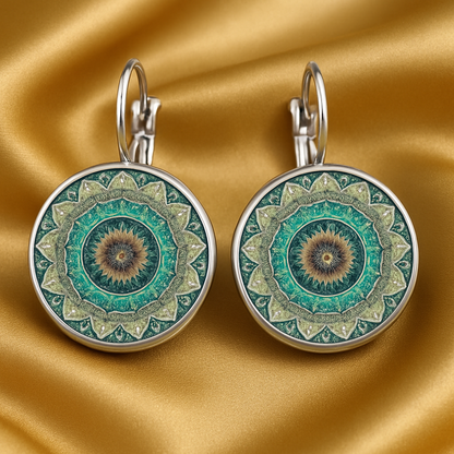 Classic Vintage Mandala Earrings
