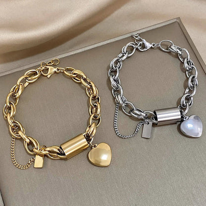 Heartened Chunky Bracelet