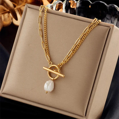 Elise | Pearl Pendant Necklace