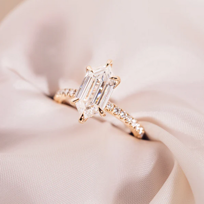 Jody Elongated Hexagon Ring