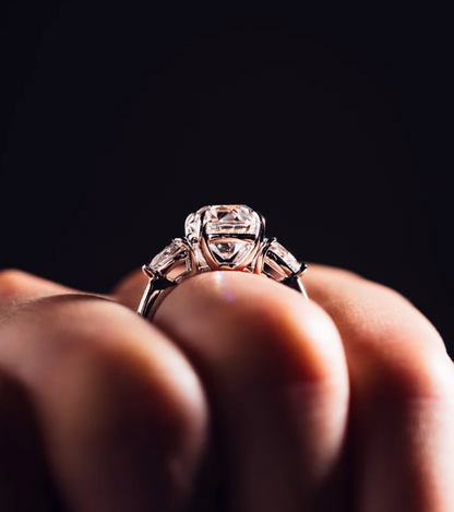 Nicola Round Pear Ring