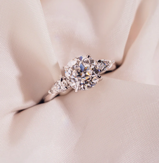 Nicola Round Pear Ring