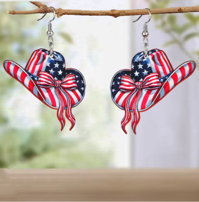 Liberty Ribbon Heirloom Drop Earrings