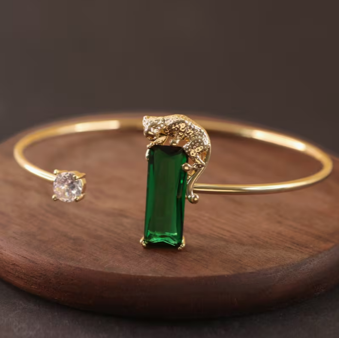Opulent Panther Elegance Bracelet