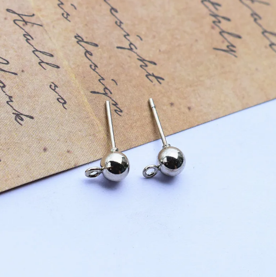 DIY posrebrzane bigle miedziane