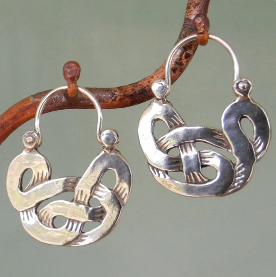 Geometric Gypsy Metal Earrings