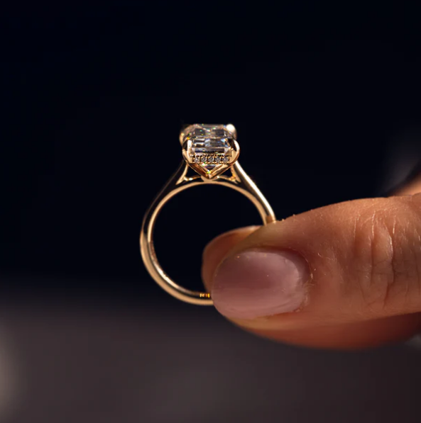 Caroline Emerald Ring