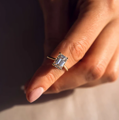 Caroline Emerald Ring