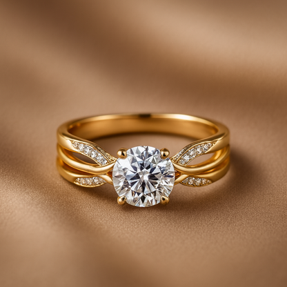 Crystal Shine Vintage Ring