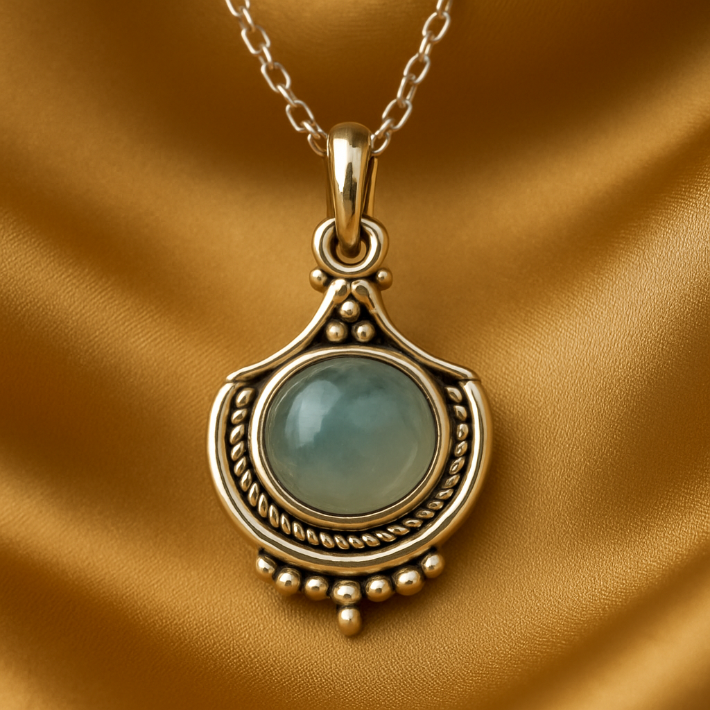 Elegant Green Stone Pendant