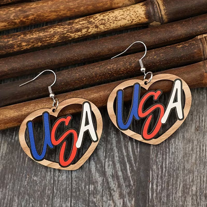 Unity of Grace Monogram Heart Drop Earrings