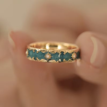 Vintage Open Cuff Elegance Ring