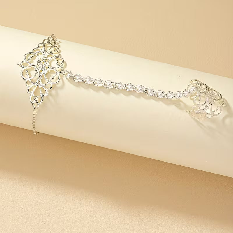 Enchanted Lace Cascade Hand Ornament