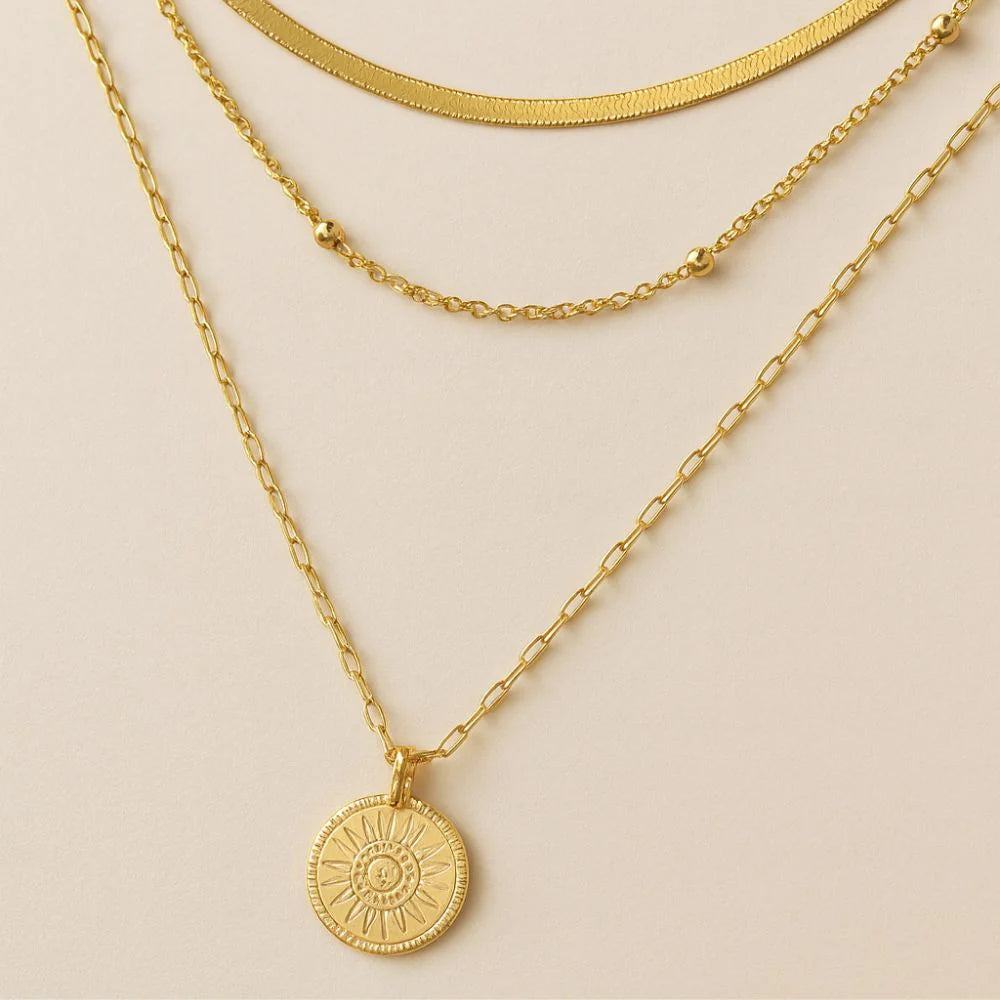 Naszyjnik Vintage Golden Plated