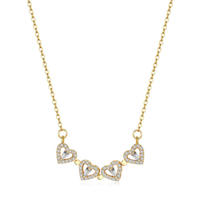 Clover Hearts Necklace