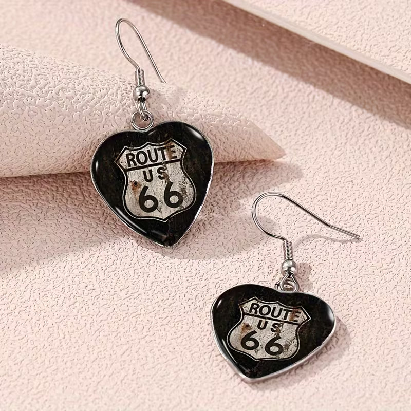 Heritage Route Elegance Heart Drop Earrings