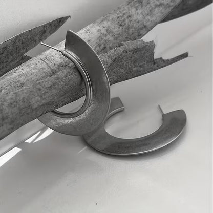 Minimalist Retro Geometric Earrings