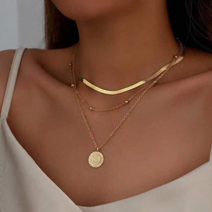 Naszyjnik Vintage Golden Plated
